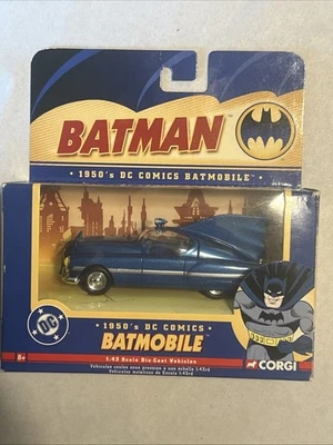 Vintage 2005 Batman Corgi 1950’s Dc Comics BATMOBILE Batmobile 1:43 Die Cast - Image 1 of 4