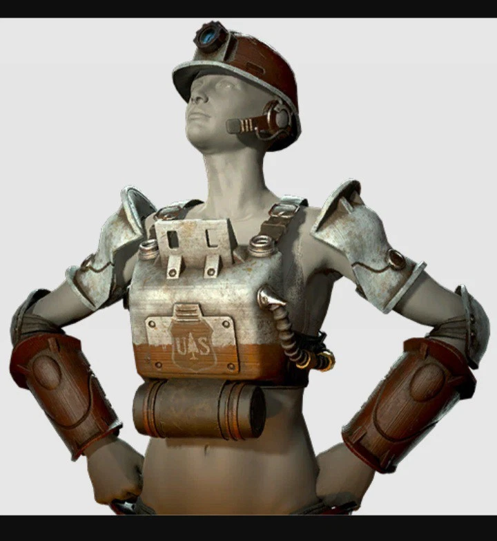 ✨️FALLOUT 76 ✨️ Ps4/Ps5 ✨️ Overeaters CIVIL ENGINEER ARMOR SET. JETPACK  - Image 1 of 1