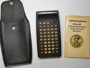 Commodore SR4148R Taschenrechner + Hülle + Bedienungsanleitung calculator - Afbeelding 1 van 11