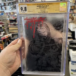BRZRKR : PEN & INK #1 Battle Damage FOIL CGC 9.8 SS By Tyler Kirkham - Picture 1 of 5