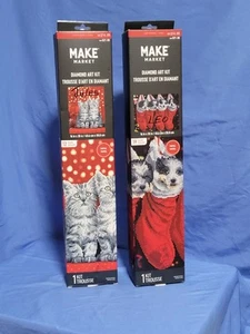 Make Market Diamond Art Weihnachten Kits 2er Set Neu mit Etikett 16x20 Zoll - Bild 1 von 13