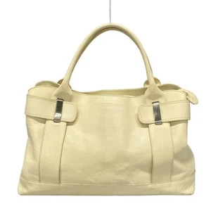 Auth FURLA - Yellow Leather Tote Bag - Picture 1 of 11