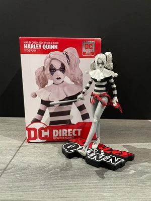 DC Direct Harley Quinn Rojo Blanco y Negro Steve Pugh Estatua Escala 1/10 Foto 1 de 4