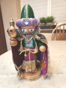 Steinbach König Melchior Weisen Nussknacker geschnitzt Holz Ltd Ed Hand Made Germany - Bild 1 von 13