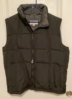 Chaleco acolchado London Fog para hombre negro talla mediana - nuevo sin etiquetas Foto 1 de 4