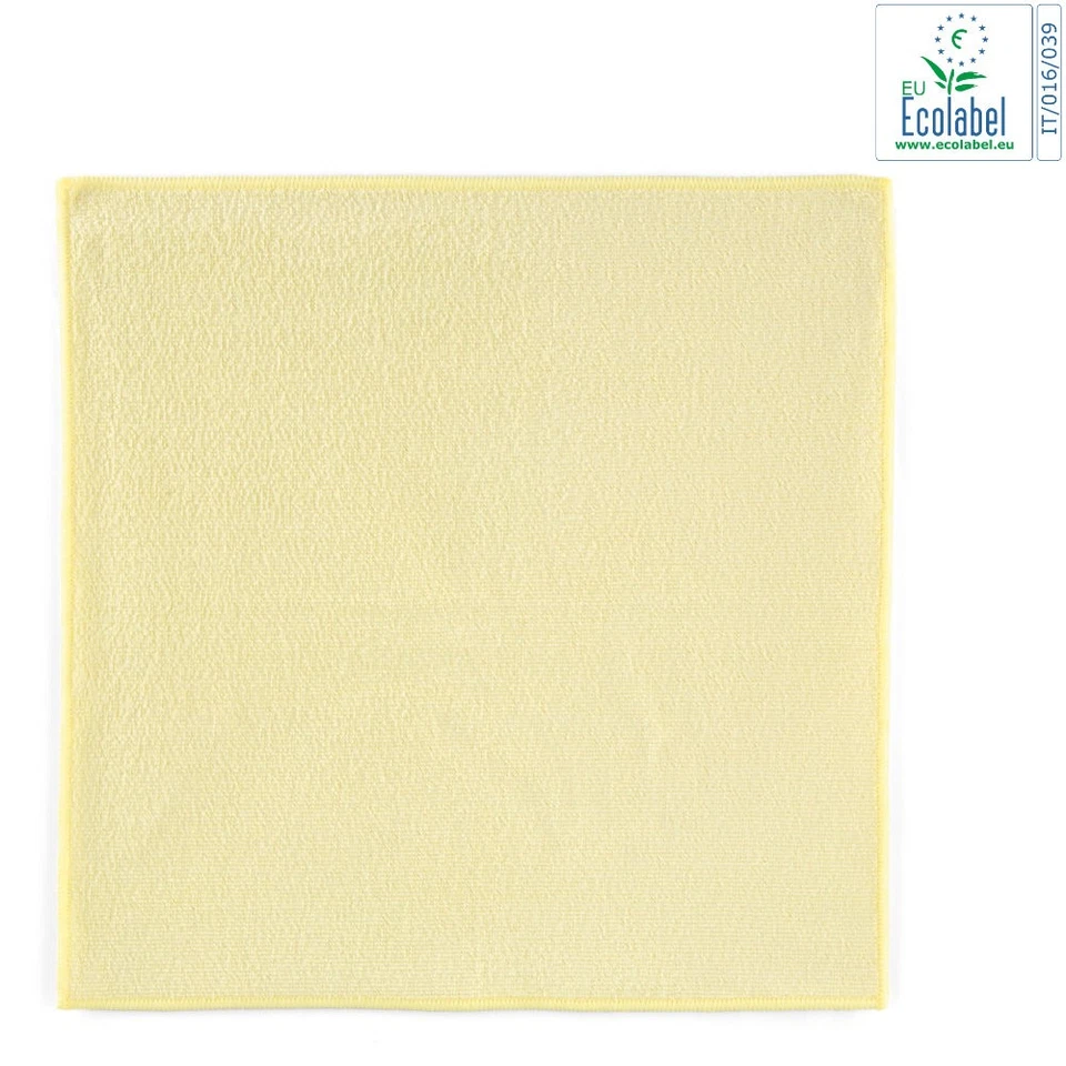 Karcher Yellow Microfibre Eco Cloths 40x40cm | Pack of 5 - Genuine Karcher Part - Image 1 of 1