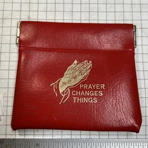 Cartera de cambio superior con bisagras rojas “Prayer Changes Things”  - Imagen 1 de 5