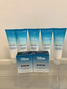 (7) Loción corporal de sal marina Disney Resorts 2 oz. Lote de jabón de baño de 1,5 oz nuevo conjunto de viaje - Imagen 1 de 5