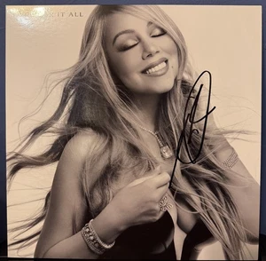 Mariah Carey signiert Here For It All 12" LP Album FARBE VINYL - Bild 1 von 4