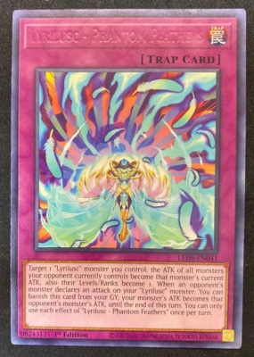 Lyrilusc Phantom Feathers - Yugioh - LED8-EN041 - Misprint Missing Card Title - Image 1 of 2
