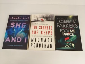 3x Large Adult Fiction Books Crime Thriller Mystery Mixed Authors PB Bulk Bundle - Picture 1 of 11