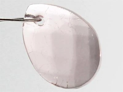 Лот (12) винтажные чешские каплевидные граненые бледно-аметистовые стеклянные бусины призмы 12 мм - Изображение 1 из 3