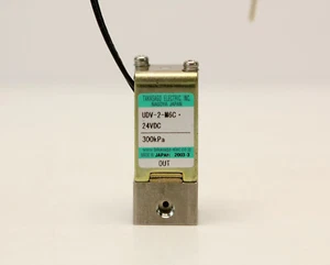 Takasago Electric UDV-2-M6C Magnetventil / Ventil  24VDC  300kPa - Picture 1 of 2