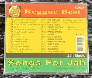 CD Reggae Best Songs For Jah King Tubby Dillinger Max Romeo Kasha Don Carlos - Picture 1 of 2