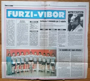 FURZI VIBOR SQUADRA CICLISMO (Ritaglio clipping, pagina da Stadio del 05.2.1976) - Picture 1 of 1