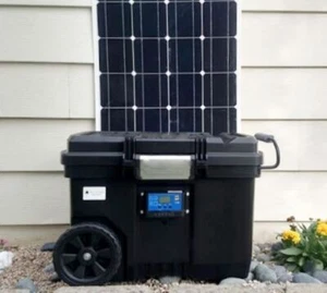 Portable Solar Generator 5000W Lithium & 150 Watt Solar Panel (Complete System!) - Picture 1 of 6