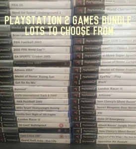Play Station 2 Videospiele Auswahl verschiedene Titel PS2 Bundle - Sie wählen - Bild 1 von 134