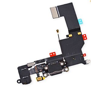 For iPhone 5S Charging Port Dock Connector Headphone Jack Microphone Replacement