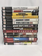 PlayStation 2 Game Lot (14) Sports Star Wars Final Fantasy Nemo Disney GTA PS2