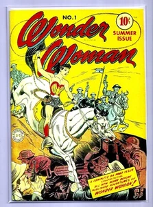 FOTOCOPIA DE MUJER MARAVILLA #1 CUBIERTA EN BOLSA DE CÓMIC CON TABLERO DE CÓMIC - Imagen 1 de 1