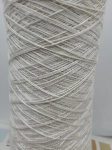 Yarn 100% Silk Yarn Weaving Macrame 2 lbs 13.7 oz White - Picture 1 of 3