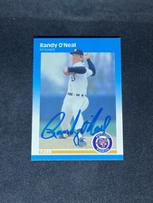 Randy O’Neal 1987 Fleer #159 Detroit Tigers Auto Autographed Signed MLB Card