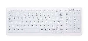 CHERRY AK-C7000 keyboard Medical RF Wireless QWERTY UK English White - AK-C70... - Picture 1 of 1