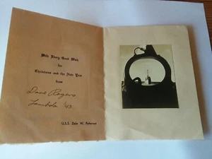 1943 Foto + Karte / Umschlag USS Dale Peterson DE 337 Zerstörer Eskorte Armee Marine - Bild 1 von 10