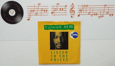 Junior Reid Listen To The Voices 7” Single A1 B1 Pressing - VG+ - Image 1 of 3