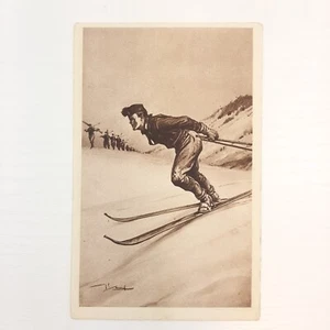 AK Propaganda Faschismus "Der avantgardistische Skifahrer" Buchreihe Muskete - Bild 1 von 2