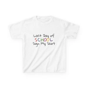 Kids Last Day of School Fun Signature Tee - Picture 1 of 5