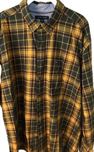Camisa Tommy Hilfinger abotonada manga larga XXL franela para hombre - Imagen 1 de 8