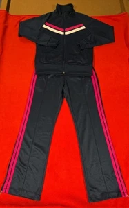 Nike The Athletic Dept Navy / Pink Tracksuit Set Pants Size M Pullover Size L - Picture 1 of 19