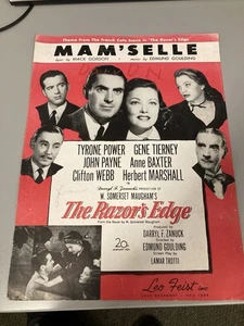 Mam'selle from "The Razor's Edge" sheet music - Picture 1 of 1
