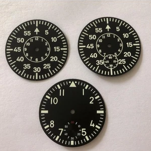 38.9mm Watch Repair Replacement Parts Watch Dial For ETA6498/ST3621 Movement - Picture 1 of 10