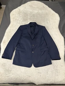 Giacca blazer sportivo Jos A Bank ragazzo blu navy taglia 12 H 2 bottoni misto lana - Foto 1 di 9