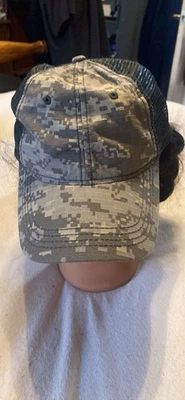 Boné George Trucker Digital Camuflado SnapBack Cinza Tamanho Único - Imagem 1 de 4