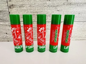 Sriracha Lip Smacker Lip Balm 5 Sticks New Unsealed 5 New Tubes Unopened - Picture 1 of 3