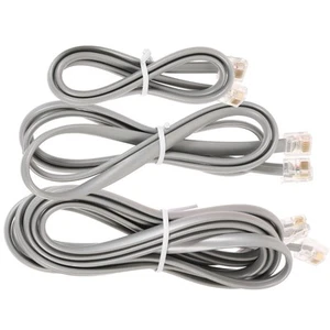 3 Pcs Telefonkabelkristallkopf Telefonleitungskabel Telefonverlängerungskabel - Zdjęcie 1 z 12