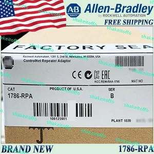 Brand New Allen-Bradley 1786-RPA ControlNet Modular Repeater Adaptor FreeShip US - Picture 1 of 5