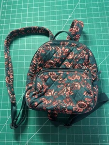 Vera Bradley Mini Banbury Backpack Victorian Vines Its Mini Small - Picture 1 of 7