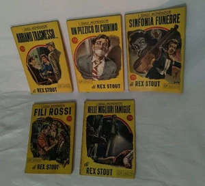 Lotto 5 Rex Stout I Gialli Mondadori Anni 50 - Bild 1 von 2