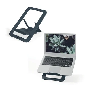 Leitz Aluminium Ultra-Flat Adjustable Laptop Stand, SlimLift Design, 5 Pre-Set H - Photo 1/6