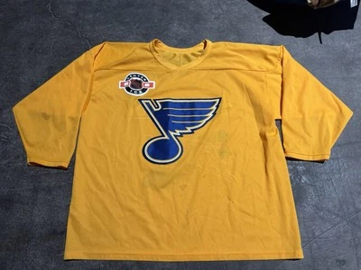 VTG CCM NHL CENTER XL ICE BUD LIGHT PARTY ZONE ST. LOUIS BLUES JERSEY RARE - Image 1 of 4