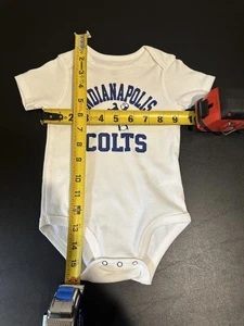 NFL Indianapolis Colts Infant 6-9 Month Bodysuit White NEW! - Picture 1 of 5