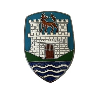 De colección RARO OEM Volkswagen VW Escarabajo Bug Hood Emblema Cresta Modelos Post-1955 Foto 1 de 2