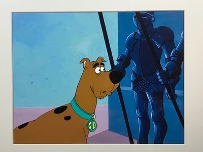 Celda de producción de dibujos animados vintage Scooby-Doo 1972 Hanna-Barbera Foto 1 de 4