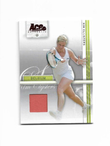 2007 Ace Authentic Straight Sets Materials #20 Kim Clijsters