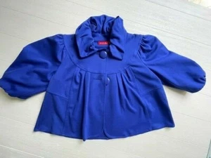 Elle Blue Workwear Karriere Cropped Jacke 3/4 Ärmel Damen Größe M - Bild 1 von 9