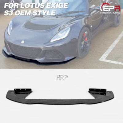 For Lotus Exige S3 FRP Unpainted OE Front Bumper Lip Splitter BodyKits - Imagen 1 de 4